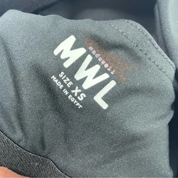 NWOT Madewell MWL Flex Square Neck Sports Bra Black ND875 - Picture 6 of 8
